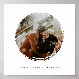 Zirkuläres Foto Poster