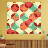 Zirkuläres Mosaikmuster, geometrische Abbildung. Leinwanddruck (Insitu (Wohnzimmer))