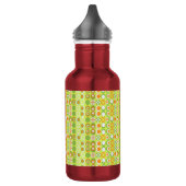 Zirkularmuster Edelstahlflasche (Links)