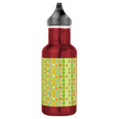 Zirkularmuster Edelstahlflasche (Rechts)