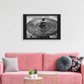 Zirkularwasserbrunnen Leinwanddruck (Insitu (Wohnzimmer))