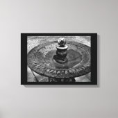 Zirkularwasserbrunnen Leinwanddruck (Vorderseite)