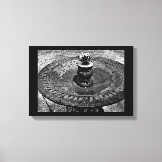 Zirkularwasserbrunnen Leinwanddruck (Vorderseite)