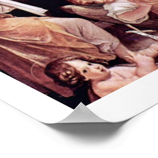 Zirkulation des Kindes Jesus durch Reni Guido Poster (Ecke)