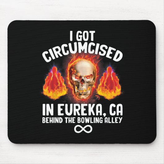 Zirkulation von Bowling Odselig spezifischer Spaß Mousepad (Vorne)