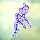 ZirkulationsGeist Fensteraufkleber (Blatt 3)