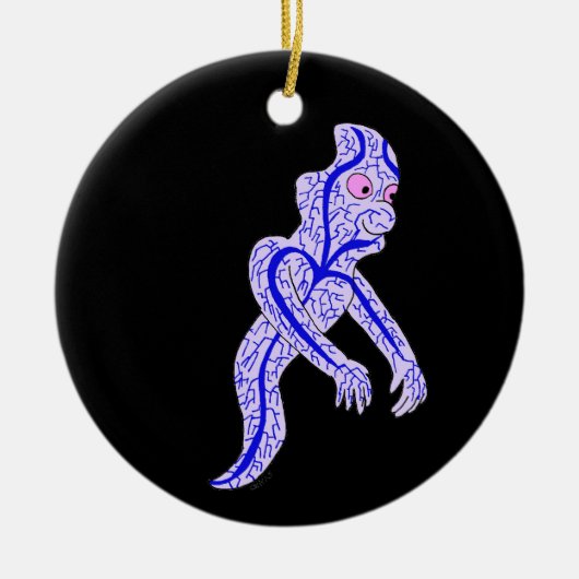 ZirkulationsGeist Keramik Ornament (Vorne)