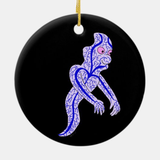 ZirkulationsGeist Keramik Ornament (Hinten)