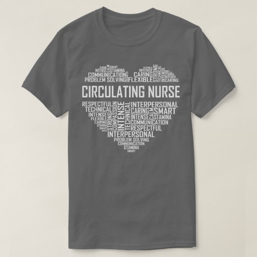 Zirkulierendes Herz T-Shirt (Design vorne)