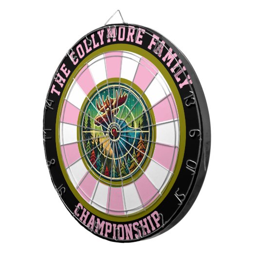 Zirkulose mit Zielüberlagerung Dartscheibe (Vorderseite rechts)