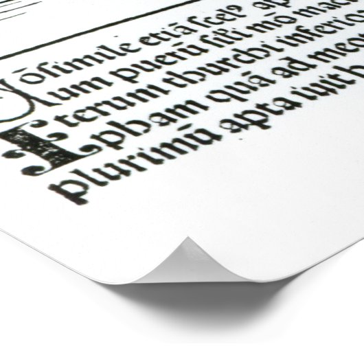 Zirkumzision aus "Liber Chronicarum" Poster (Ecke)