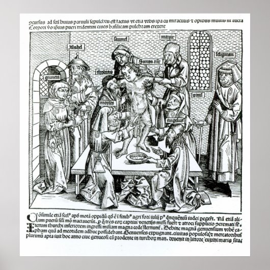 Zirkumzision aus "Liber Chronicarum" Poster (Vorne)