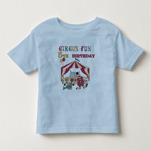 Zirkus 5. Geburtstagsgeschenke Kleinkind T-shirt (Vorderseite)