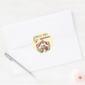 Zirkus 5. Geburtstagsgeschenke Runder Aufkleber (Umschlag)