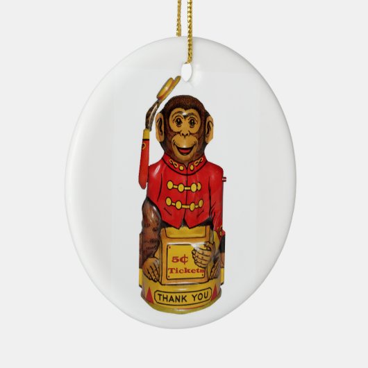 Zirkus-Affe Keramikornament (Rechts)