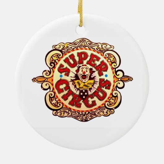 Zirkus-Affe Keramikornament (Hinten)