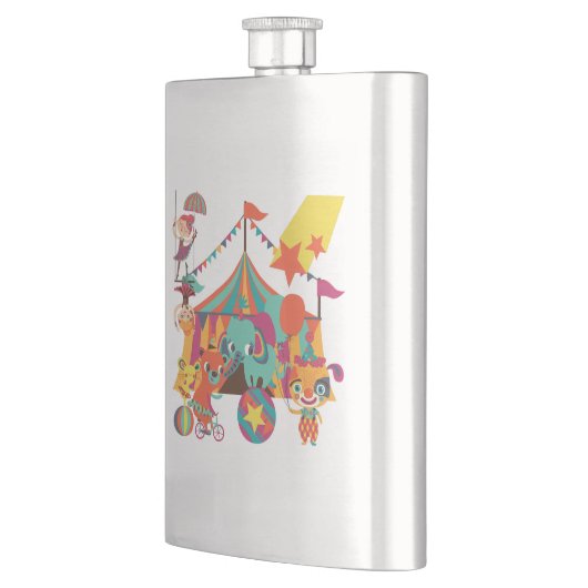 Zirkus-Ausführende Flachmann (Links)