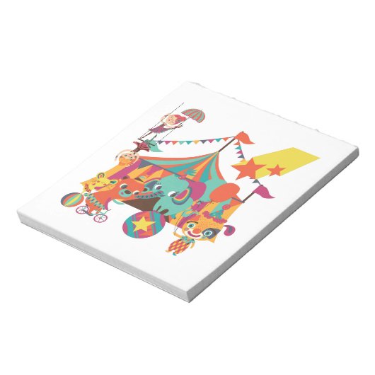 Zirkus-Ausführende Notizblock (Rotiert)