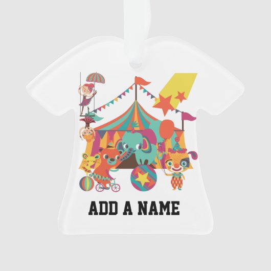 Zirkus-Ausführende Ornament (Vorderseite)