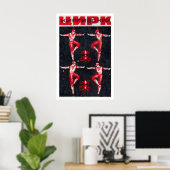 Zirkus Balanceakt - Matchbox-Druck - Ästhetik Poster (Heimbüro)