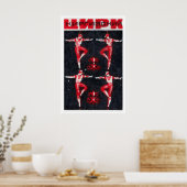 Zirkus Balanceakt - Matchbox-Druck - Ästhetik Poster (Küche)