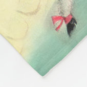 Zirkus-Ballerina-Akrobat-Mädchen-Pferdedecke Fleecedecke (Ecke)