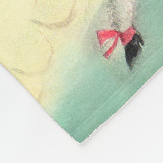 Zirkus-Ballerina-Akrobat-Mädchen-Pferdedecke Fleecedecke (Ecke)