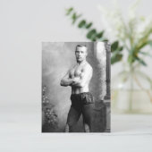 Zirkus Beefcake 1898 Postkarte (Stehend Vorderseite)