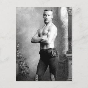 Zirkus Beefcake 1898 Postkarte