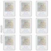 Zirkus-Bike-Buchzeichen Aufkleber (Vorderseite)