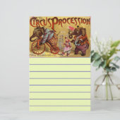 Zirkus Briefpapier (Stehend Vorderseite)