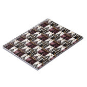 Zirkus Burgund Notizblock (Linke Seite)