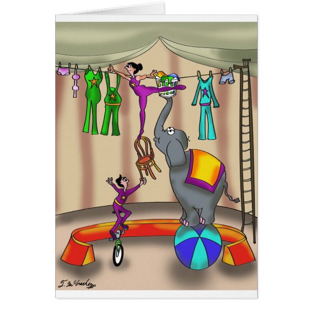 Zirkus-Cartoon 9376 (Vorne)