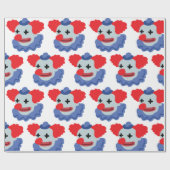 Zirkus Clown Geschenkpapier (Flach)