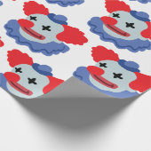 Zirkus Clown Geschenkpapier (Ecke)