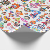 Zirkus Clown Geschenkverpackung Party-Geschenkpapi Geschenkpapier (Ecke)