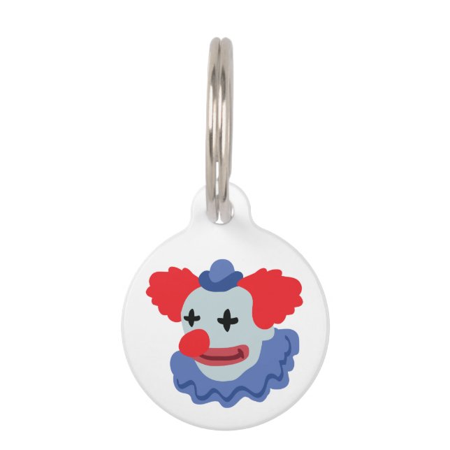 Zirkus Clown Haustiermarke (Vorderseite)