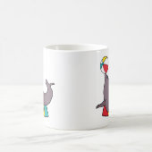Zirkus Darstellendes Siegel Kaffeetasse (Mittel)