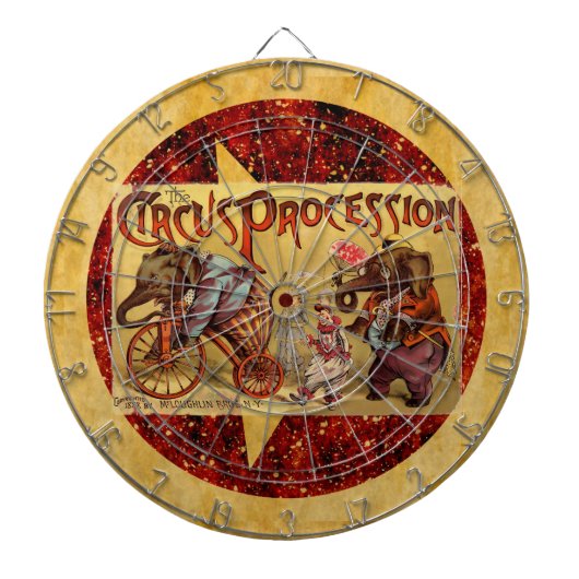 Zirkus Dartboard Dartscheibe (vorne)