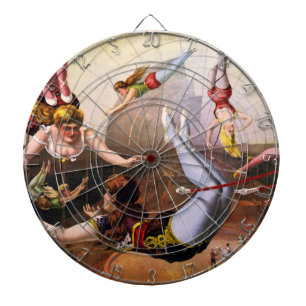 ZIRKUS-DARTSCHEIBE - SPIELZIMMER - SPIELE - GESCHE DARTSCHEIBE