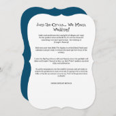 Zirkus der Liebe: Funny Wedding Invitation Templat Einladung (Vorne/Hinten)