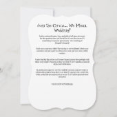 Zirkus der Liebe: Funny Wedding Invitation Templat Einladung (Vorderseite)