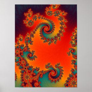 Zirkus-Doppel-Spiral-Plakat Poster