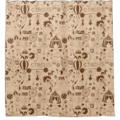 Zirkus Duschvorhang (Vorderseite)