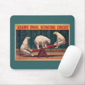 Zirkus-Eisbären Mousepad (Mit Mouse)
