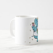 Zirkus-Elefant, der Erdnüsse verkauft Kaffeetasse (Vorderseite Links)