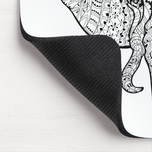 Zirkus-Elefant-Gekritzel Mousepad (Ecke)