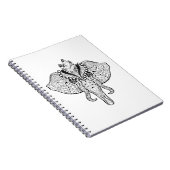 Zirkus-Elefant-Gekritzel Notizblock (Rechte Seite)