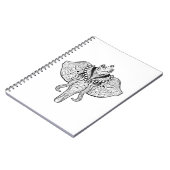 Zirkus-Elefant-Gekritzel Notizblock (Linke Seite)