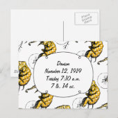 Zirkus Elefant Geschenke Postkarte (Vorne/Hinten)